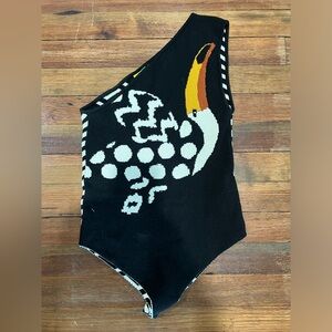 Farm Rio Brazil Toucan Knit Bodysuit 🇧🇷